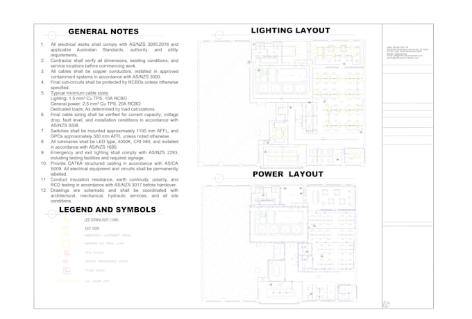 design an electrical plan for you